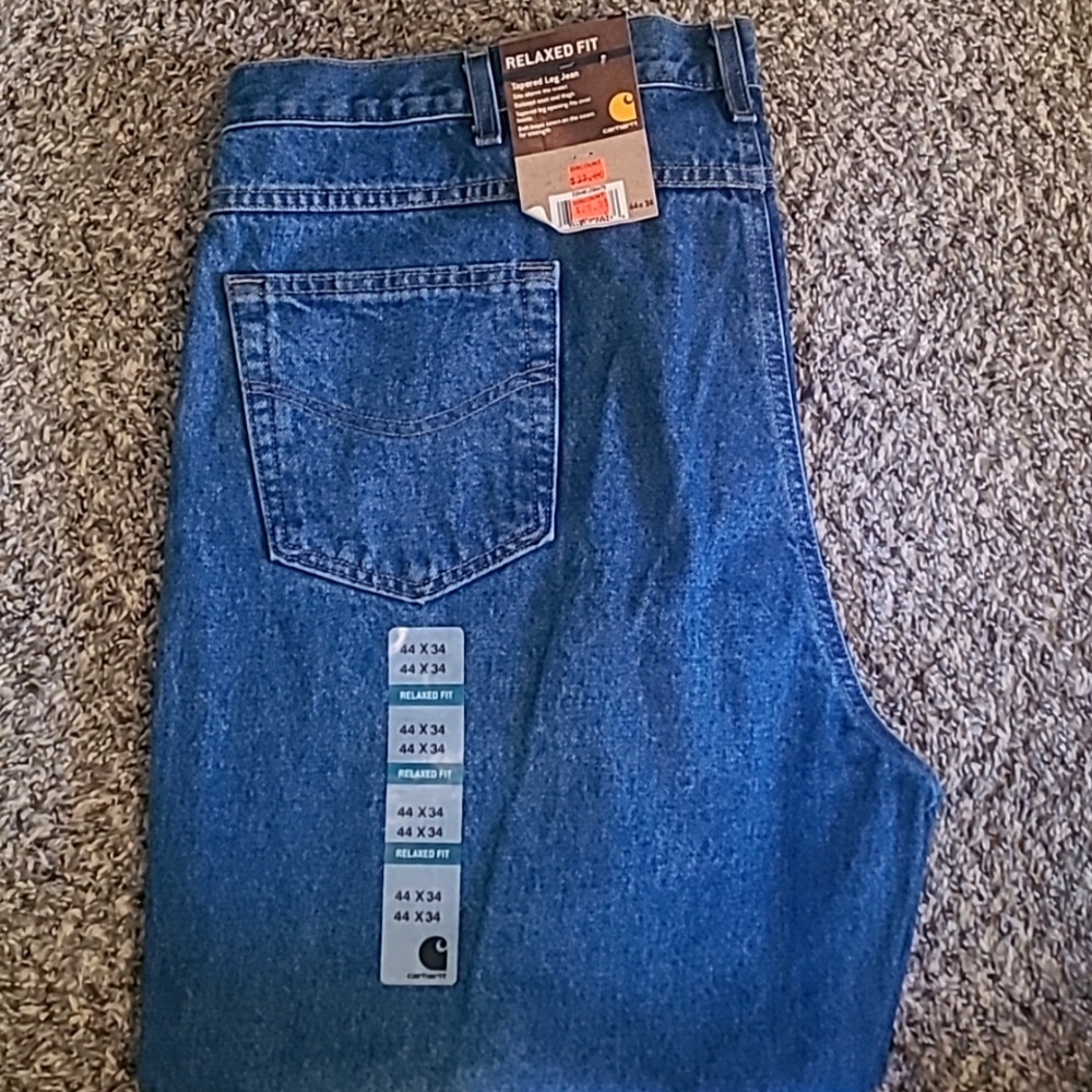 NWT Men's Jeans, 44x32, Carhartt